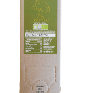 Bag in box lt. 3 Declivio - biologico, estratto a freddo - nuova campagna 2025