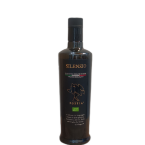 Bottiglia olio extra vergine di oliva ml 500 Silenzio - biologico, estratto a freddo - campagna 2025